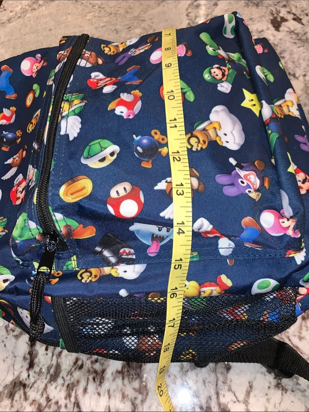 Super Mario Brothers deluxe backpack book bag new without tags